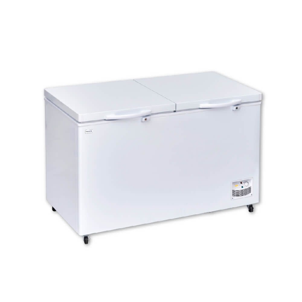 ตู้แช่แข็ง THE COOL รุ่น DUAL X14 ความจุ 14.4 คิว สีขาว_1
